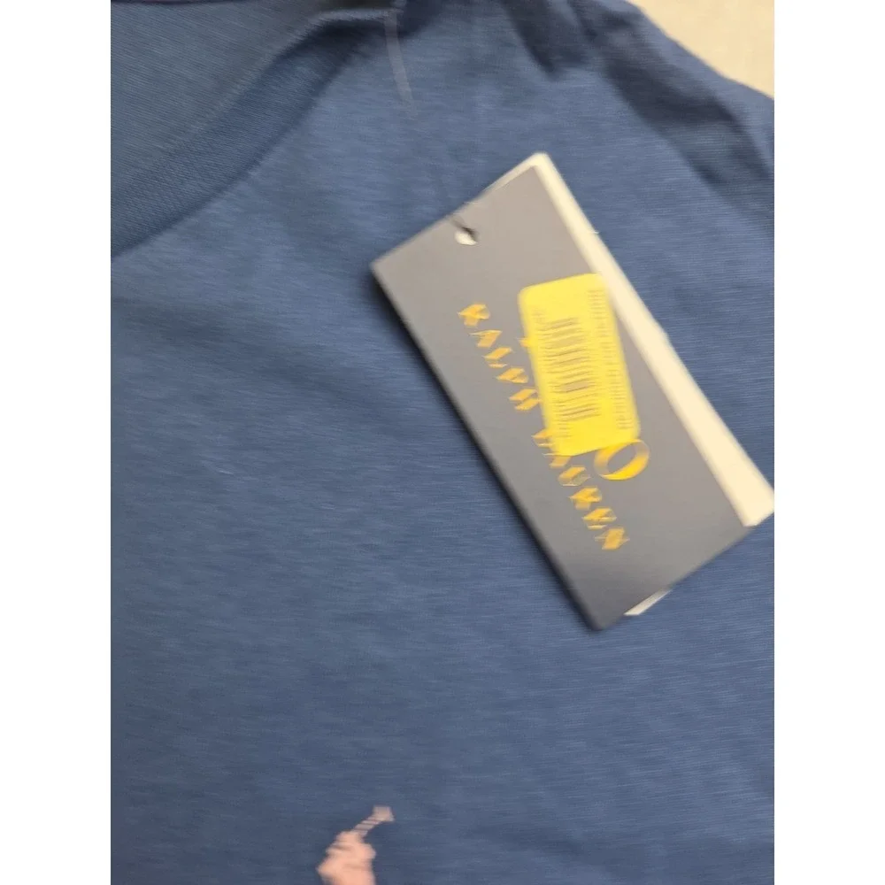 NWT‎ Polo Ralph Lauren Classics Mens T-SHIRT Size XXL Royal Blue Pink Pony Crew